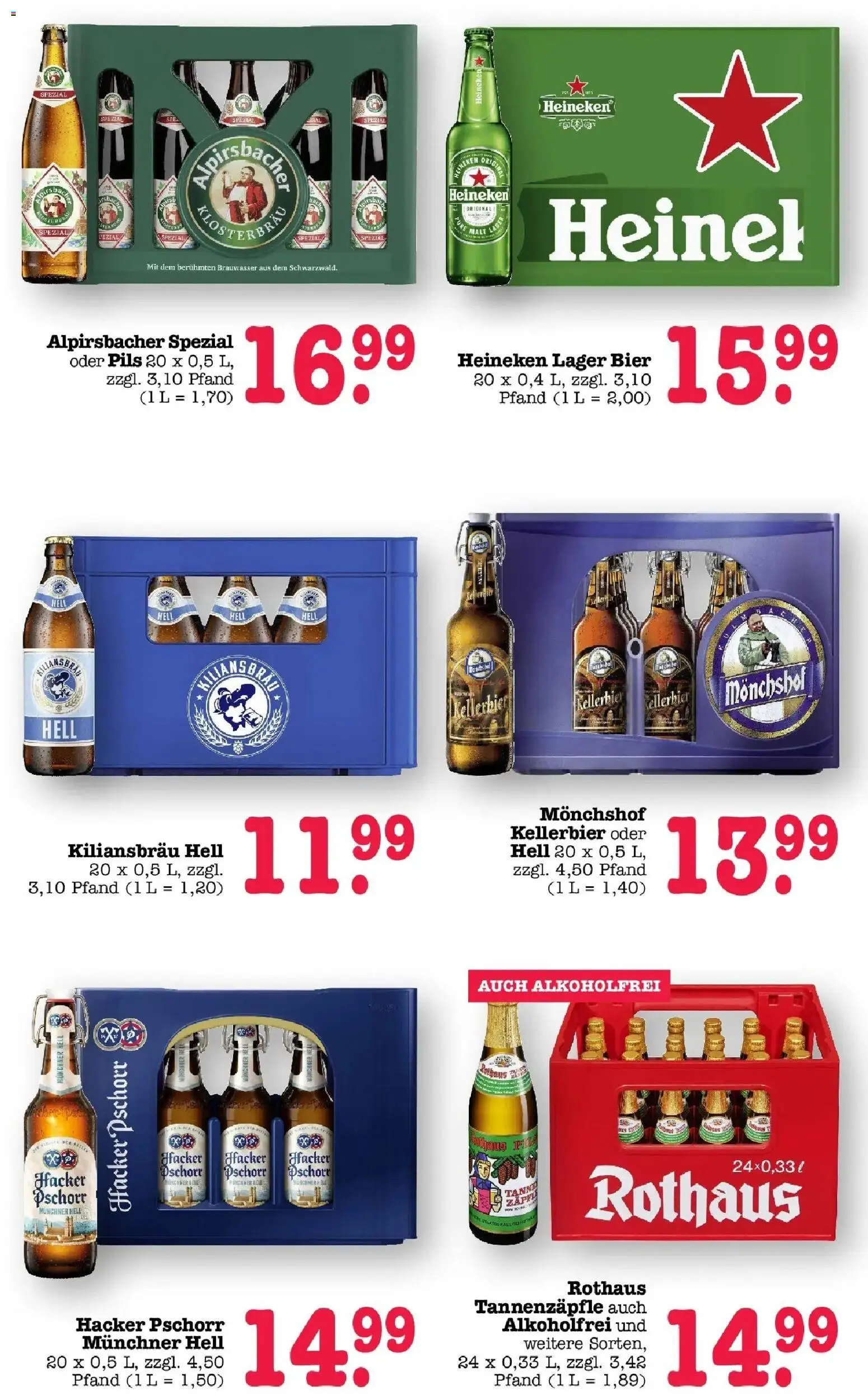 Edeka Prospekt Karlsruhe – gültig ab 27.07.2026 | Seite: 47 | Produkte: Monchshof, Bier, Pils, Heineken