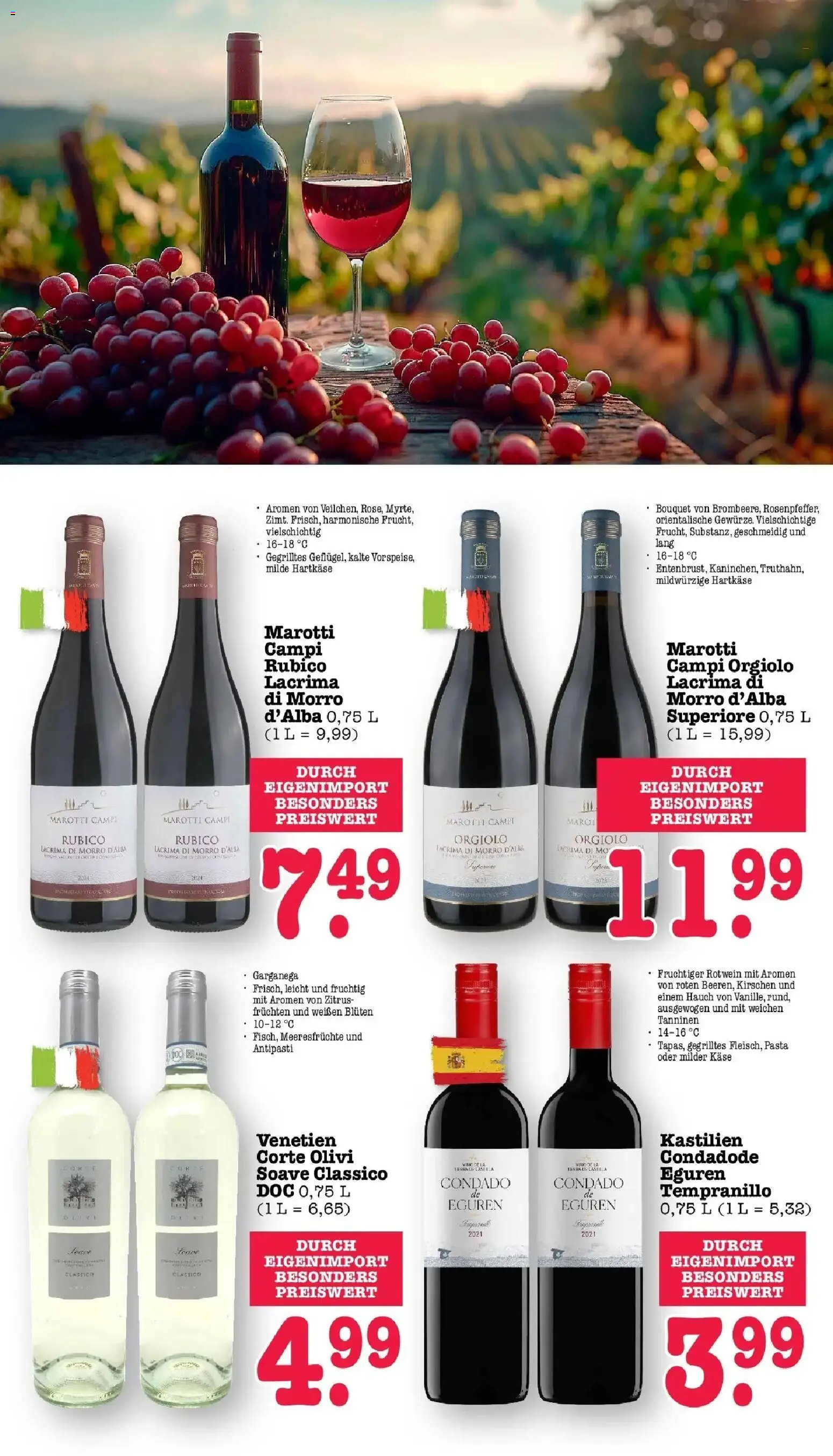 Edeka prospekt Bühlertal – gültig ab 22.06.2026 | Seite: 55 | Produkte: Käse, Rotwein, Meeresfrüchte, Pasta
