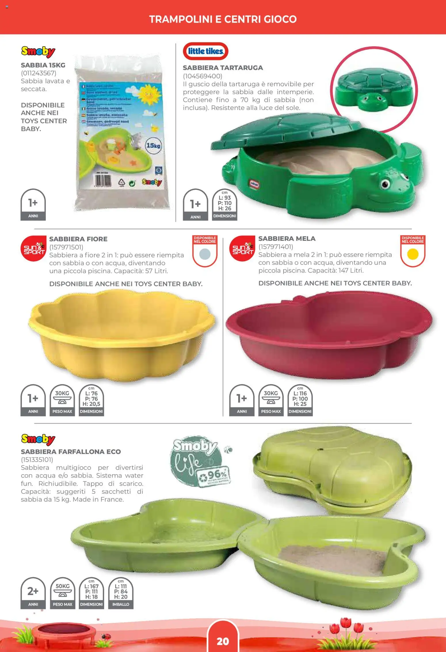 Volantino Toys Center del 02.04.2026 | Pagina: 22 | Prodotti: Acqua, Sabbiera, Gioco