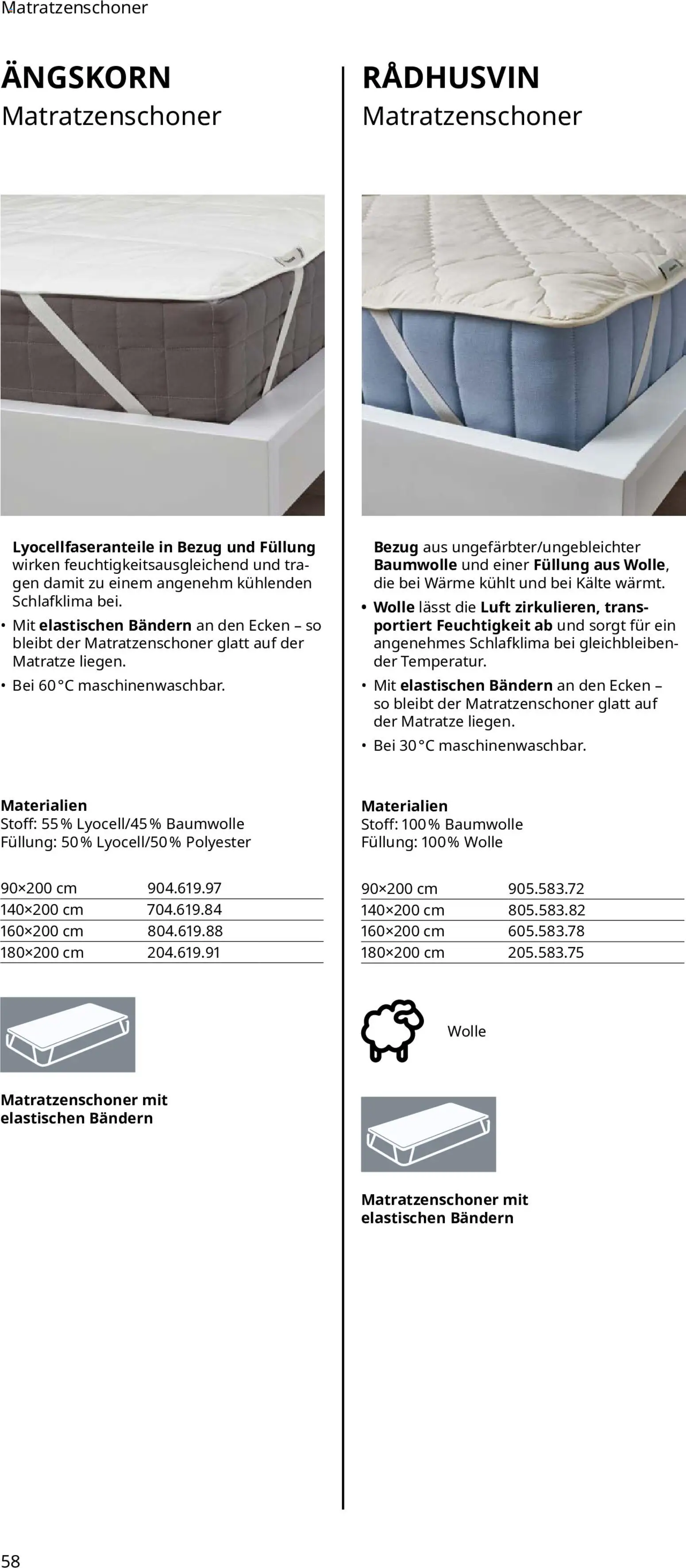 Ikea Prospekt Schlafkomfort – gültig ab 16.09.2026 | Seite: 58