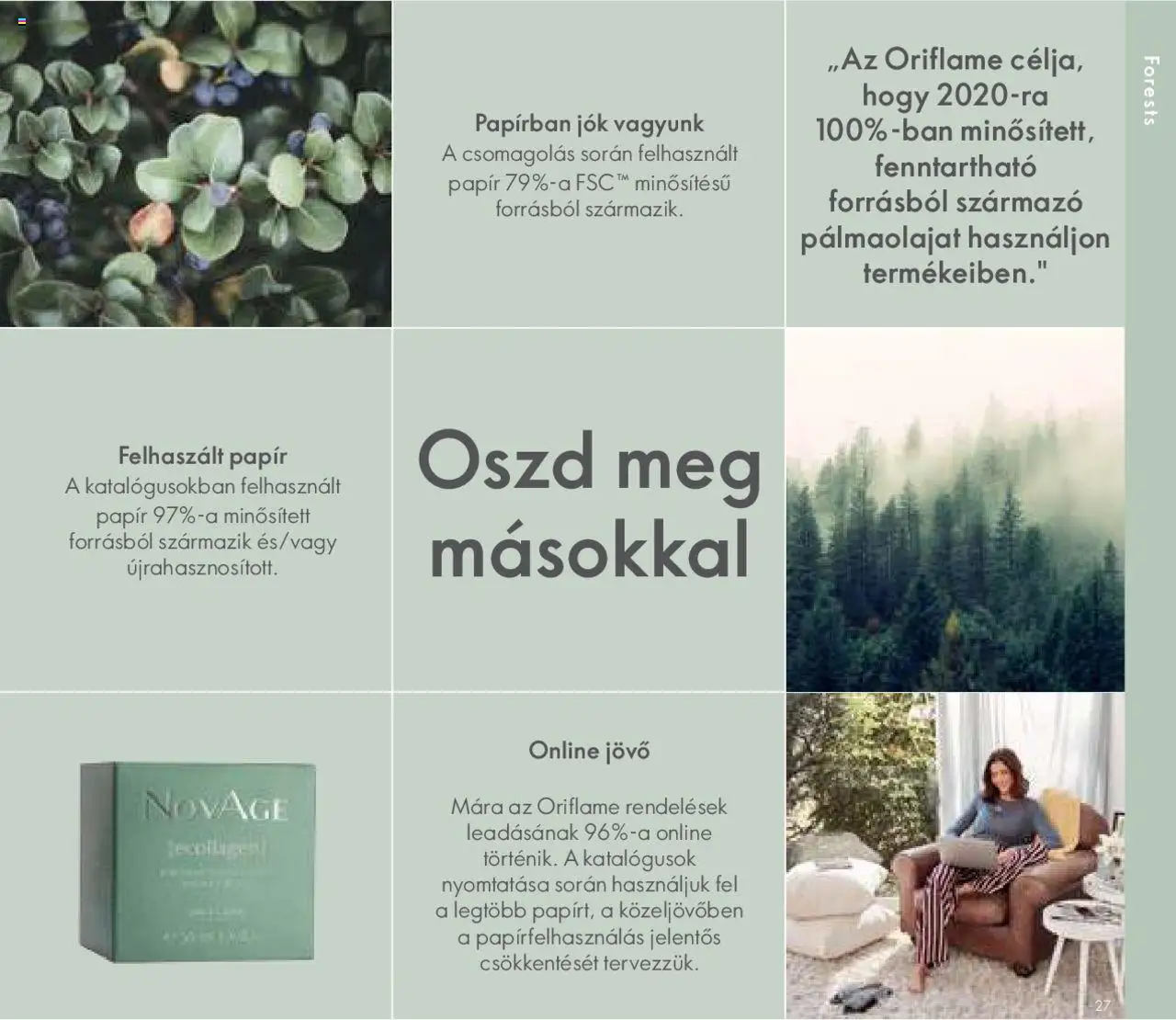 Oriflame akciós ujság - amely érvényes a következő dátumtól: 2020.05.27. | Oldal: 27