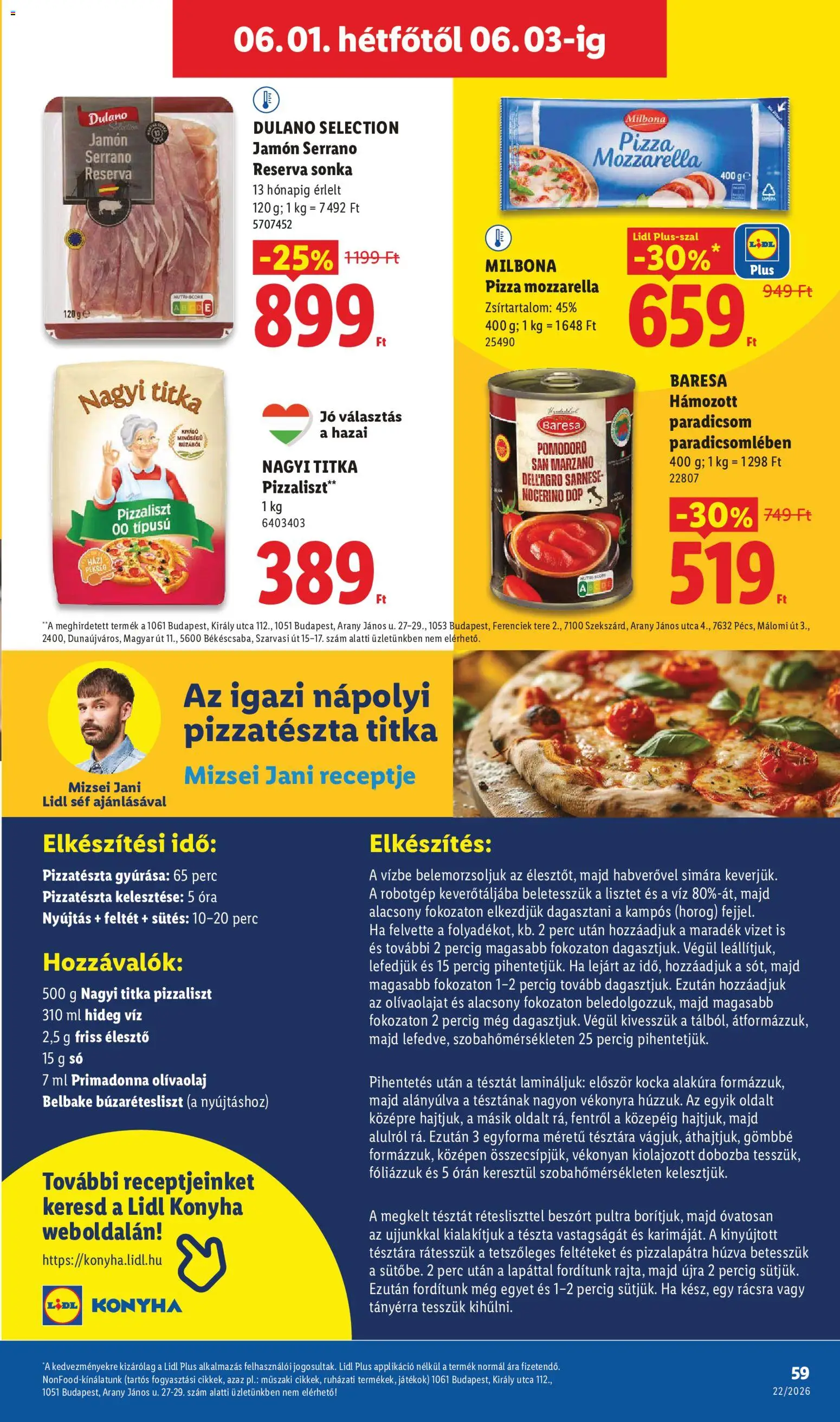 Lidl akciós ujság - amely érvényes a következő dátumtól: 28.05.2026 | Oldal: 59