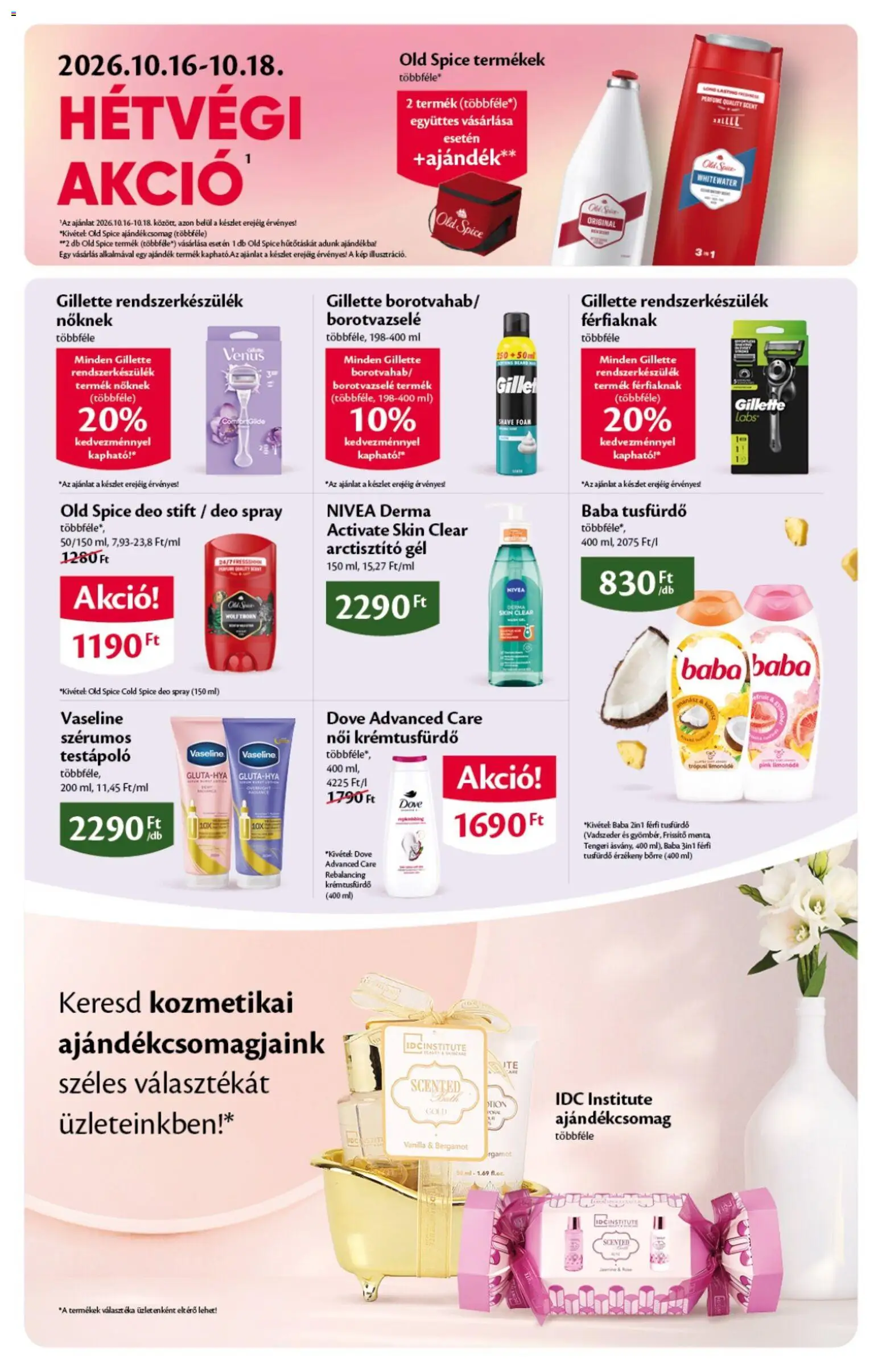 Ecofamily akciós ujság - amely érvényes a következő dátumtól: 2026.10.15. | Oldal: 5 | Termékek: Gillette, Ajándékcsomag, Stift, Gél