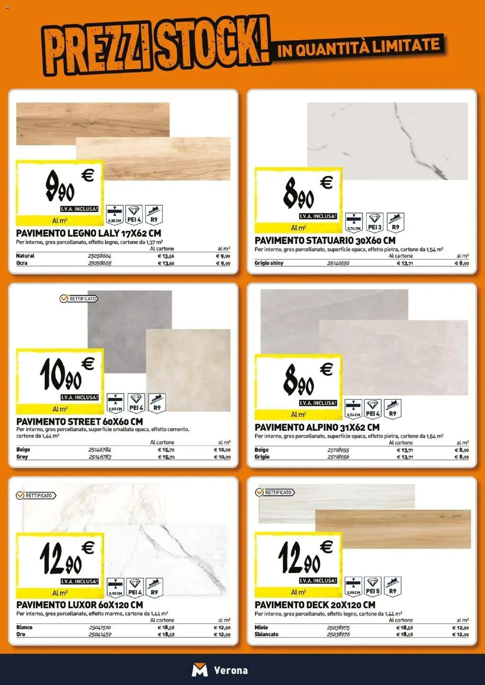 Nuovo TECNOMAT catalogo Verona dal 29/10/2026 > offerte anteprima 🛍️ | Pagina: 13 | Prodotti: Pavimento, Miele