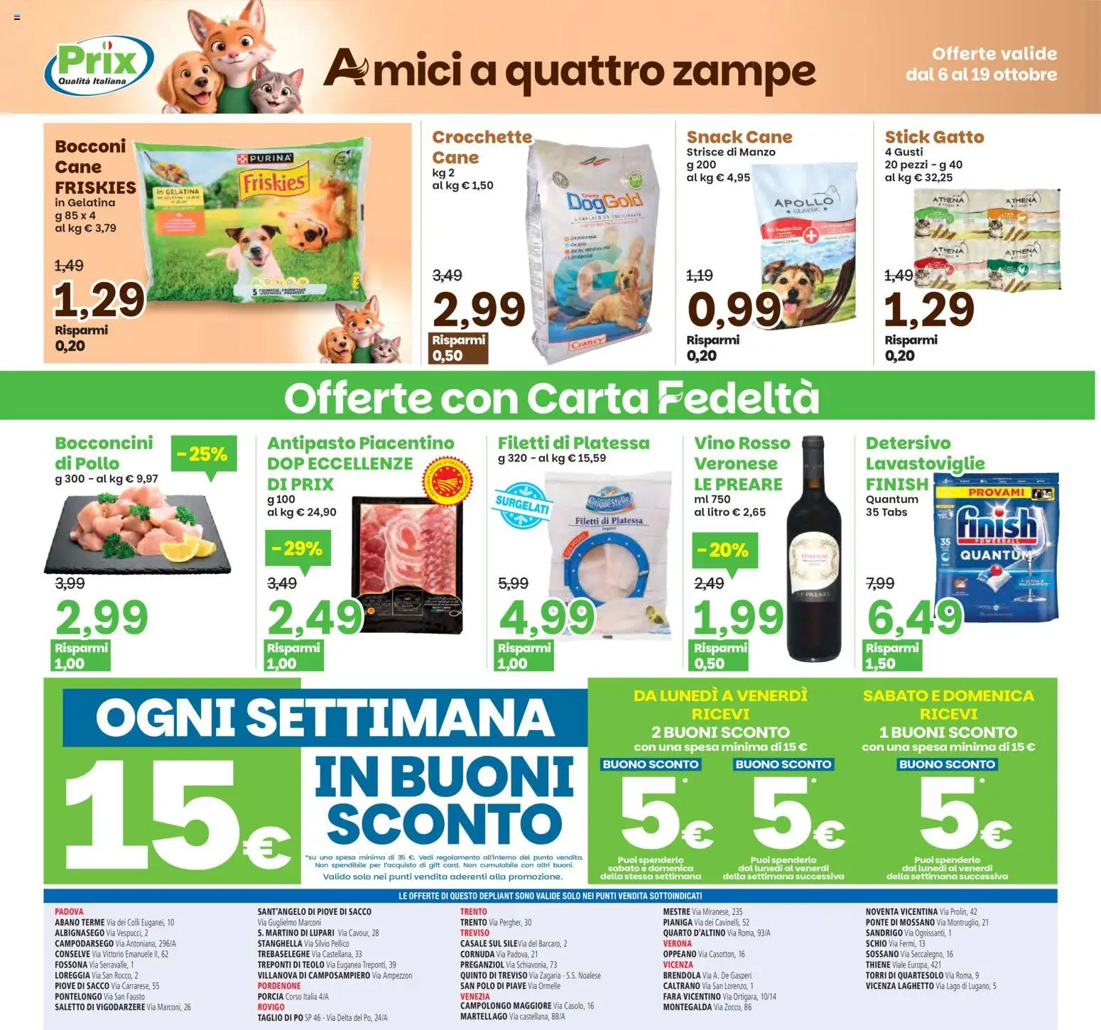 Volantino Prix del 06/10/2026 | Pagina: 21 | Prodotti: Strisce, Vino, Crocchette, Polo