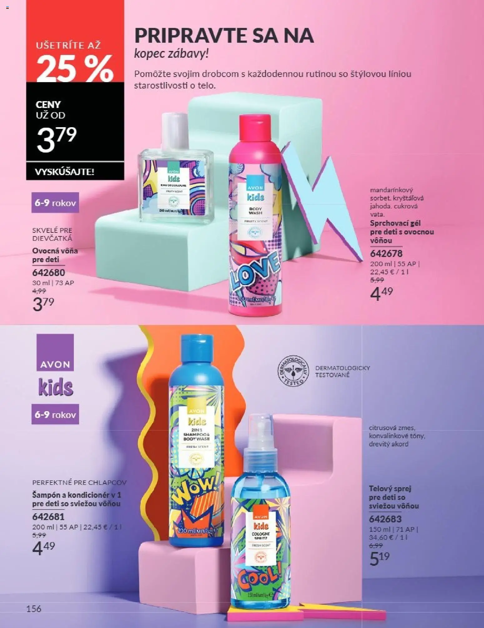 Nové Avon akcie – leták je platný od 01.08.2026 | Strana: 156 | Produkty: Šampón, Kondicionér