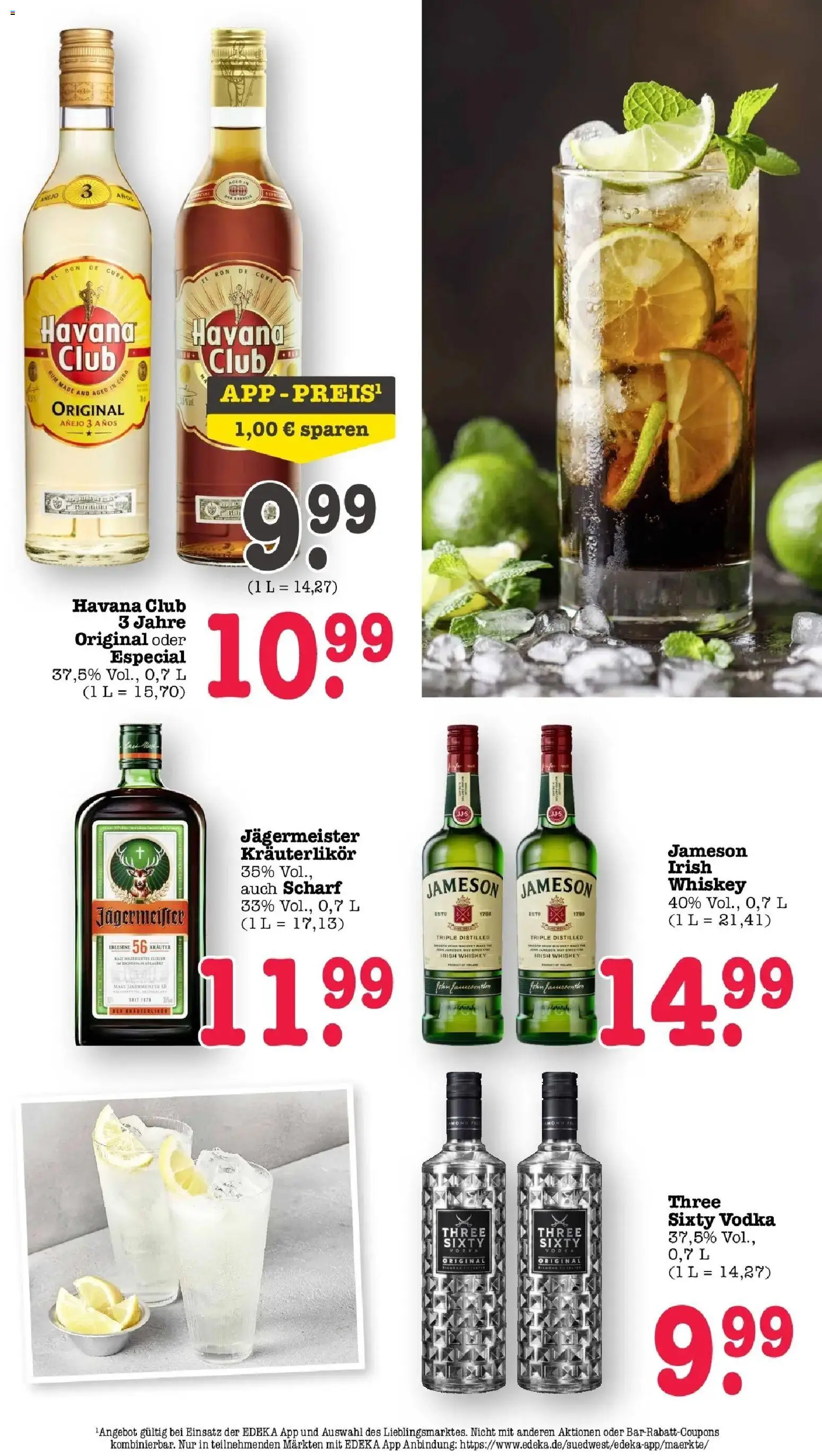 Edeka prospekt Offenbach	 – gültig ab 27.04.2026 | Seite: 13 | Produkte: Havana club, Jameson, Jägermeister, Vodka