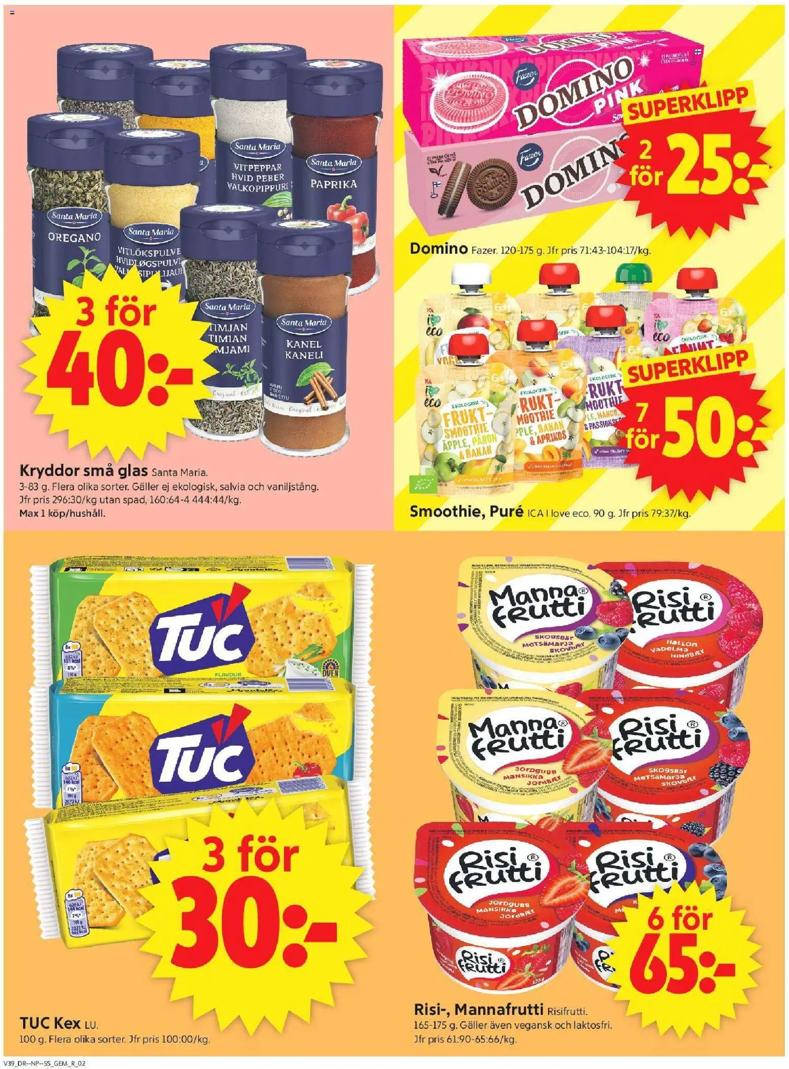 ICA Supermarket reklamblad aktuell från 21/09/2026 | Sida: 2
