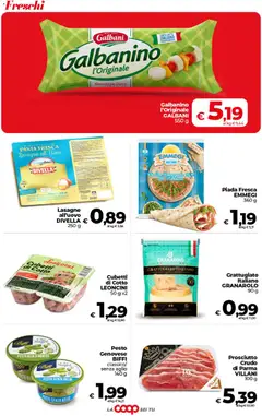 Anteprima del volantino COOP volantino Superstore Sicilia valido a partire dal 31/07/2026 | Pagina: 15 | Prodotti: Formaggio, Aglio, Piadina, Sugo