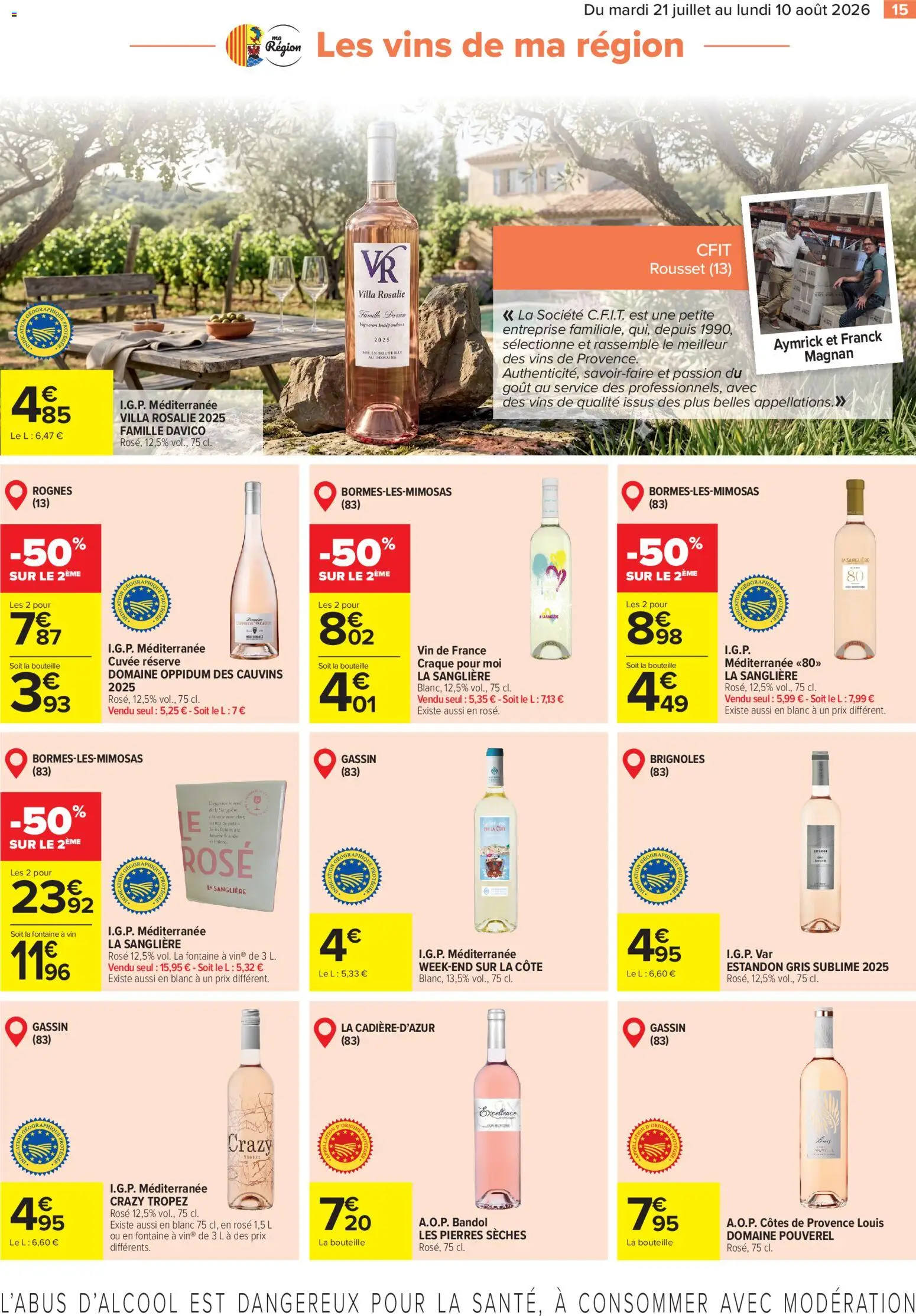 {H1} | Page: 15 | Produits: Vin