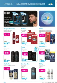 Lilly drogerie katalog - pregled Lilly drogerie kataloga - važi od 01.06.2026 | Strana: 7 | Proizvode: Gillette, Gel za tuširanje, Dove, Dezodorans