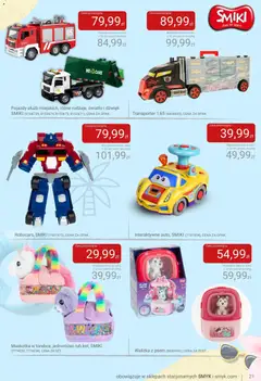 Pogląd oferty "Smyk gazetka" - ważna od 16.06.2026 | Strona: 21 | Produkty: Walizka, Jednorożec