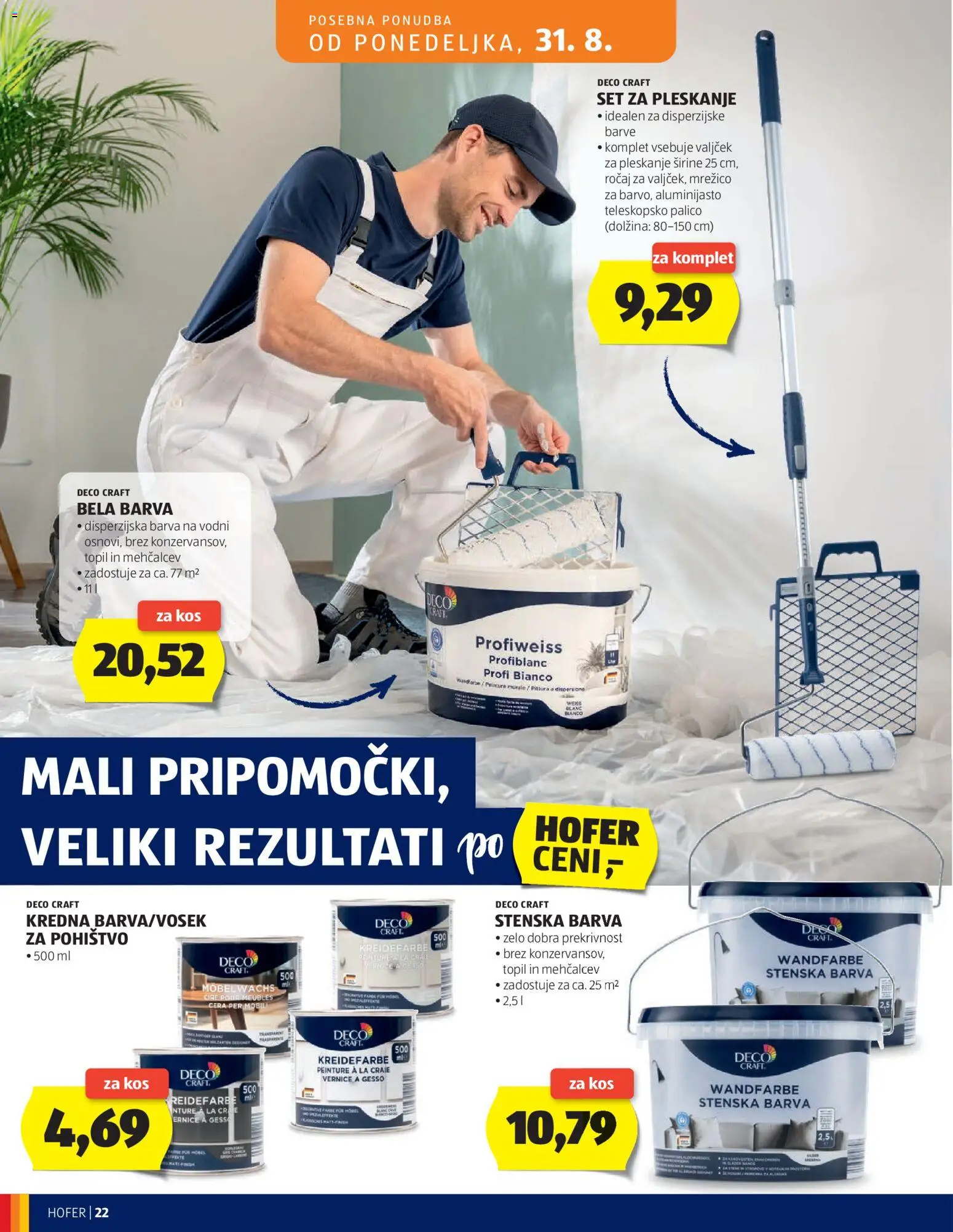 Hofer SI katalog | vrijedi od 26.08.2026 | Stranica: 22