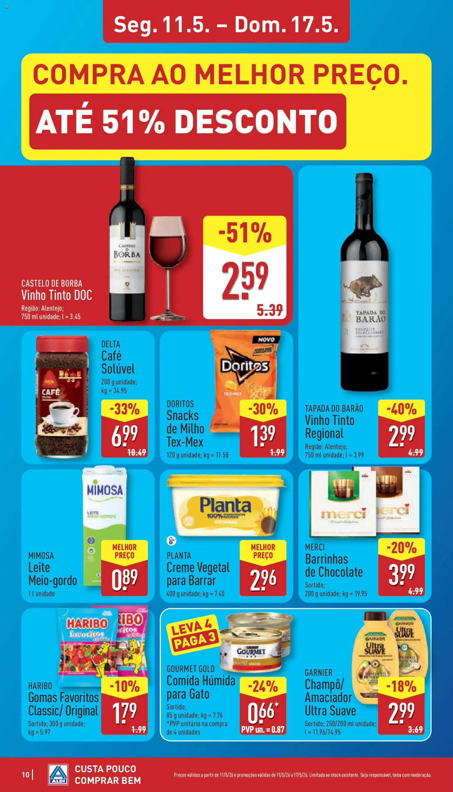 Aldi folheto | 11/05/2026 |  🎉 Como obter um desconto limitado? Poupe ainda hoje! | Portugal