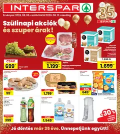 Interspar akciós újság - amely érvényes a következő dátumtól: 2026.08.06.