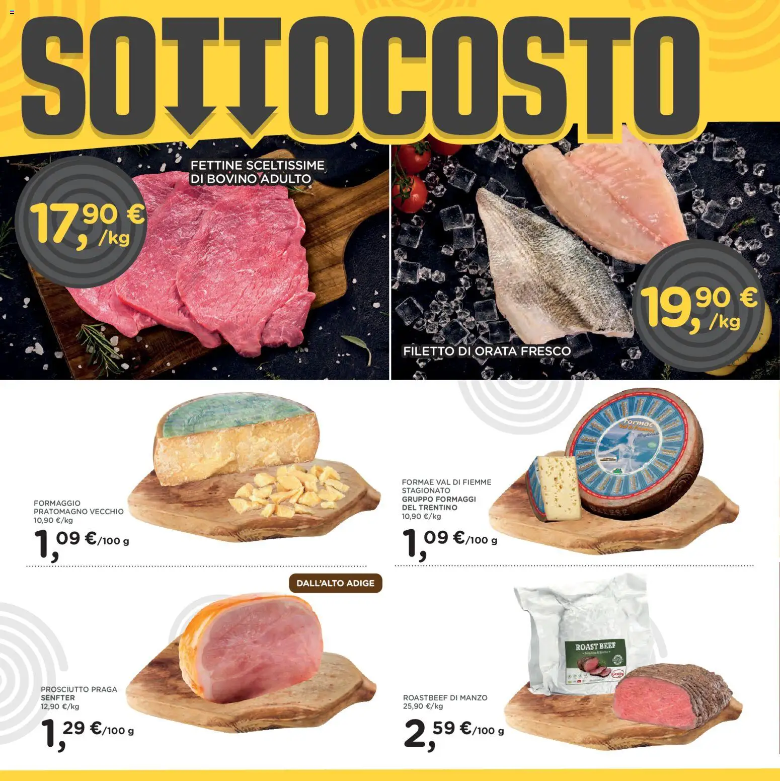 Volantino Poli del 02/09/2026 | Pagina: 2 | Prodotti: Bovino, Filetto, Orata, Formaggio