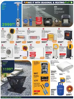 MICA specials catalogue – valid from 21/07/2026 | Page: 6 | Products: Umbrella, Fan heater, Oil, Heater