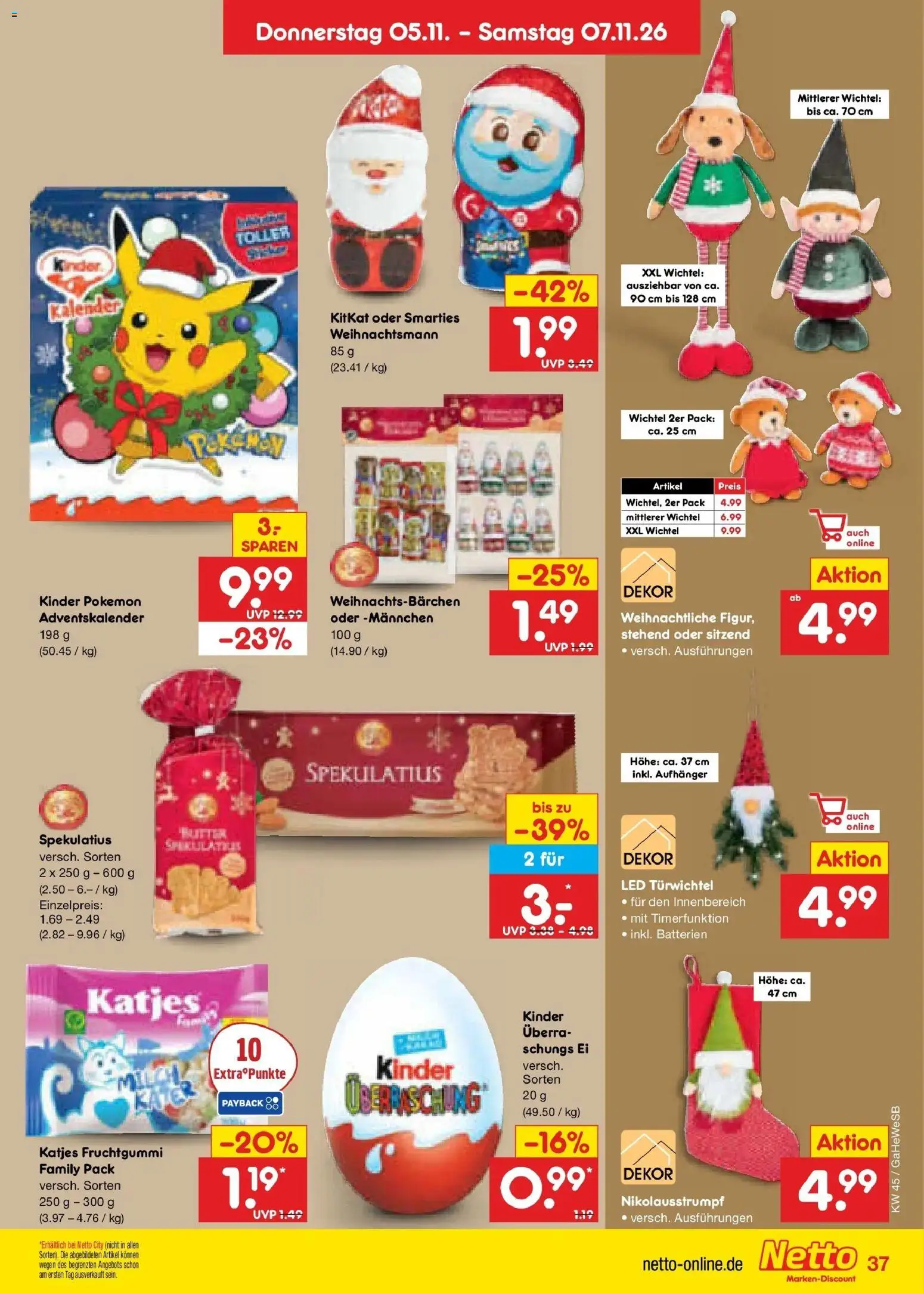 Netto Marken-Discount Prospekt Oldenburg – gültig ab 02.11.2026 | Seite: 55 | Produkte: Batterien, Smarties, Katjes