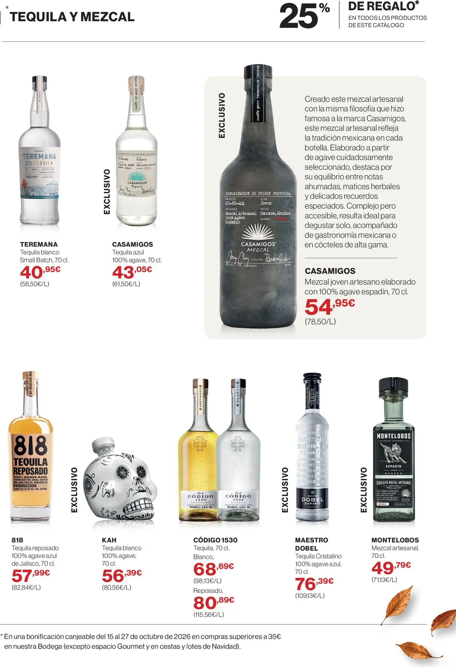 Supercor Canarias │ válido desde el 01/10/2026 | Página: 31 | Productos: Tequila, Cócteles, Té, Agave