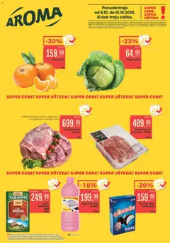 Aroma Market katalog Otvaračka akcija - pregled Aroma Market kataloga - važi od 08.10.2026