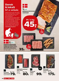 BORNHOLMERGRISEN hakket grisekød 8-12%, hakket gris & kalv 8-12% eller ferske bbq pølser, Bornholmergrisen hakket grisekød 8-12%, hakket gris & kalv 8-12% eller ferske bbq pølser gyldig fra 26/06/2026 | Side: 10