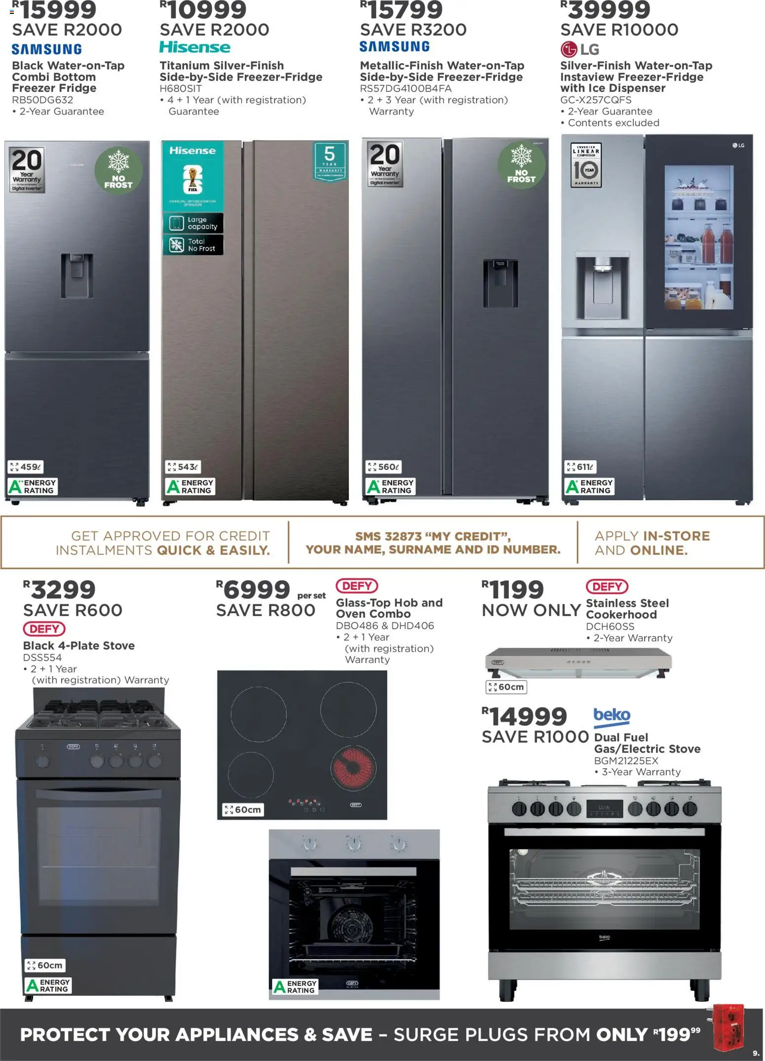 New House and Home catalogue – valid from 08.06.2026 | Page: 9 | Products: Oven, Hob, Stove, Fridge