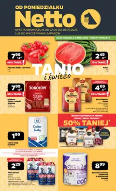 Pogląd oferty "Netto gazetka od poniedziałku spożywcza" - ważna od 22.06.2026