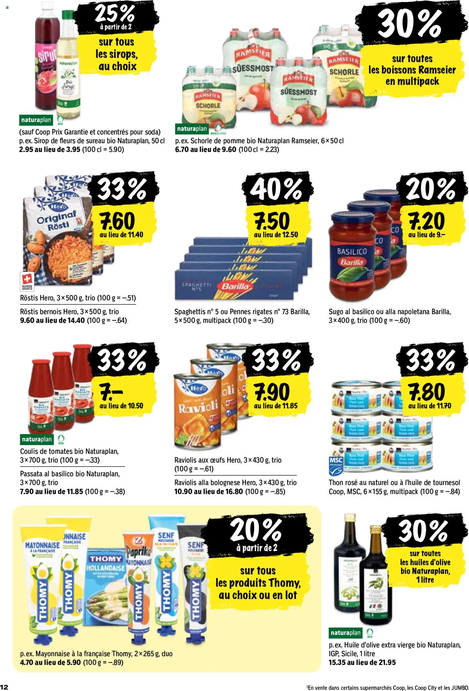 Coop aktionen FR – gültig ab 30.07.2026 | Seite: 12