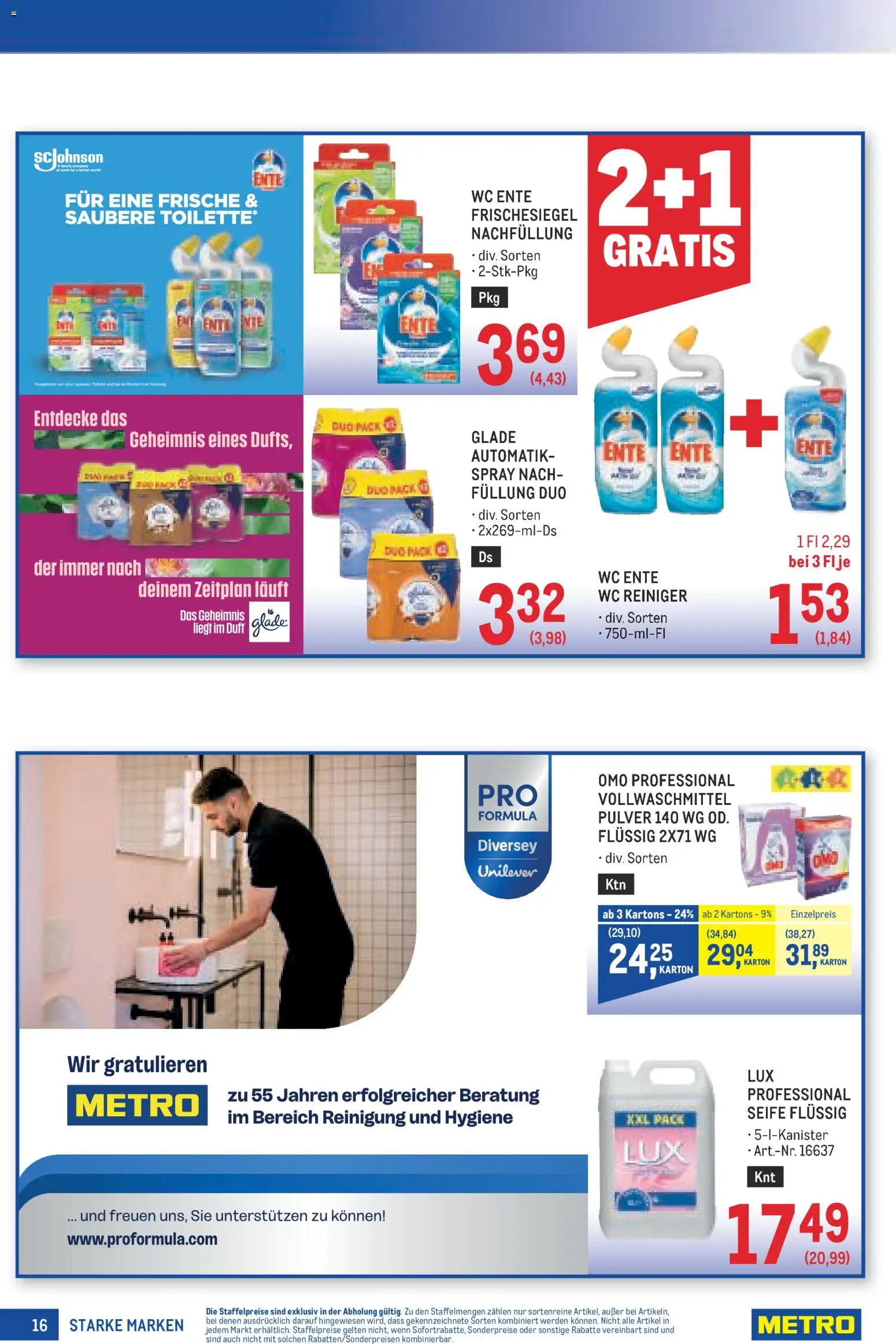 Metro angebote Starke Marken gültig ab 23.07.2026 | Seite: 16 | Produkte: Duft, Seife