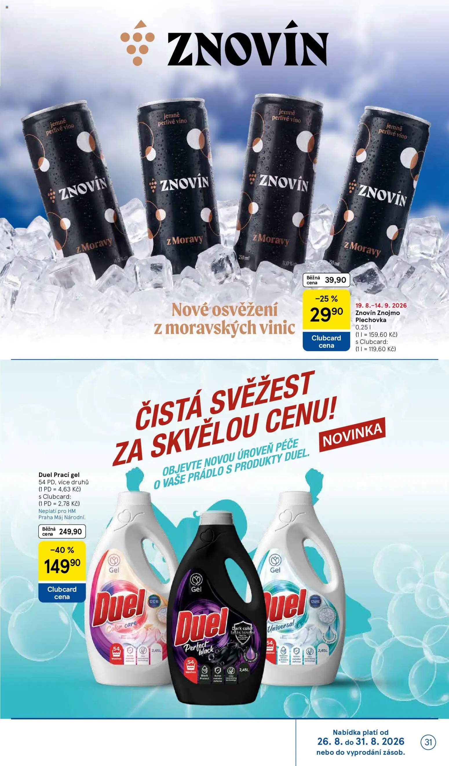 Tesco leták - Hypermarket od 26.08.2026 | Strana: 31