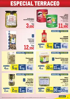 Vista previa Makro Precios Centro válido desde el 17/08/2026 | Página: 3 | Productos: Guindilla, Salsa brava, Patatas, Vinagre