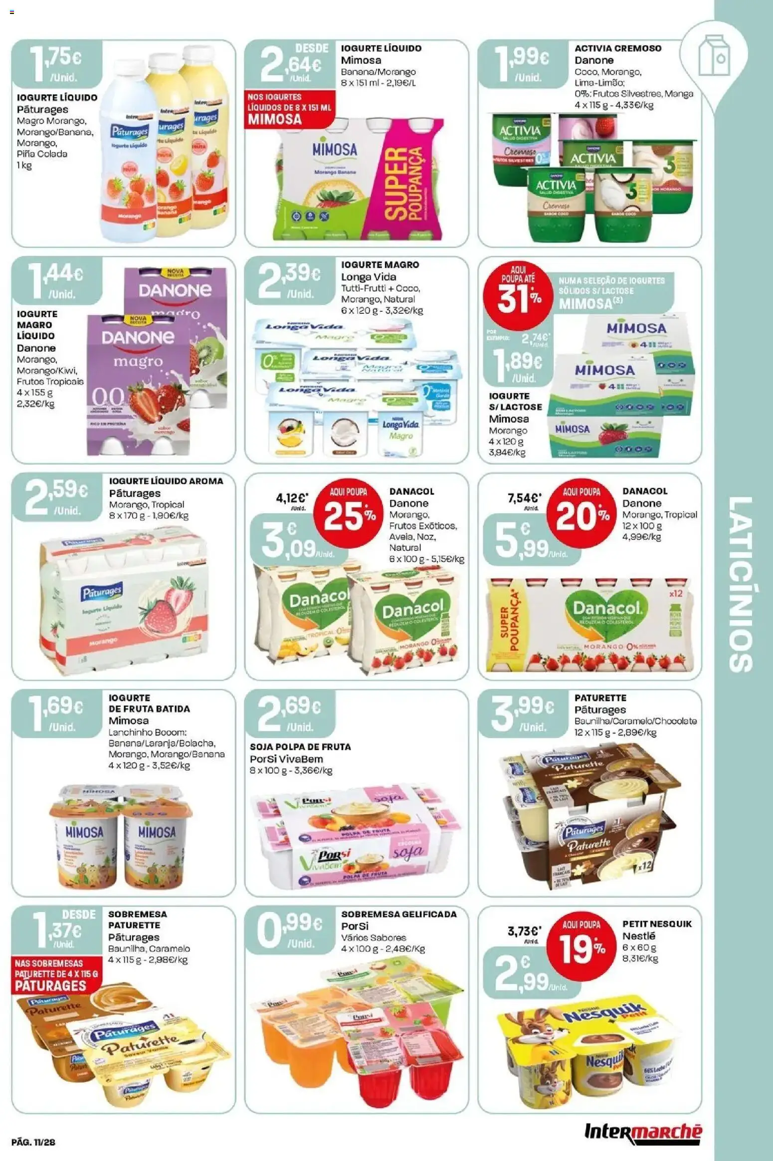 Intermarché - Isto é que são preços BAIXOS │ válido de 18/06/2026 | Página: 11 | Produtos: Soja, Banana, Sofá, Iogurte
