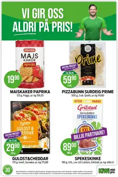 Forhåndsvisning av MAISKAKER PAPRIKA, 125 g, Friggs, paprika majskakor gyldig fra 20/07/2026 | Side: 15