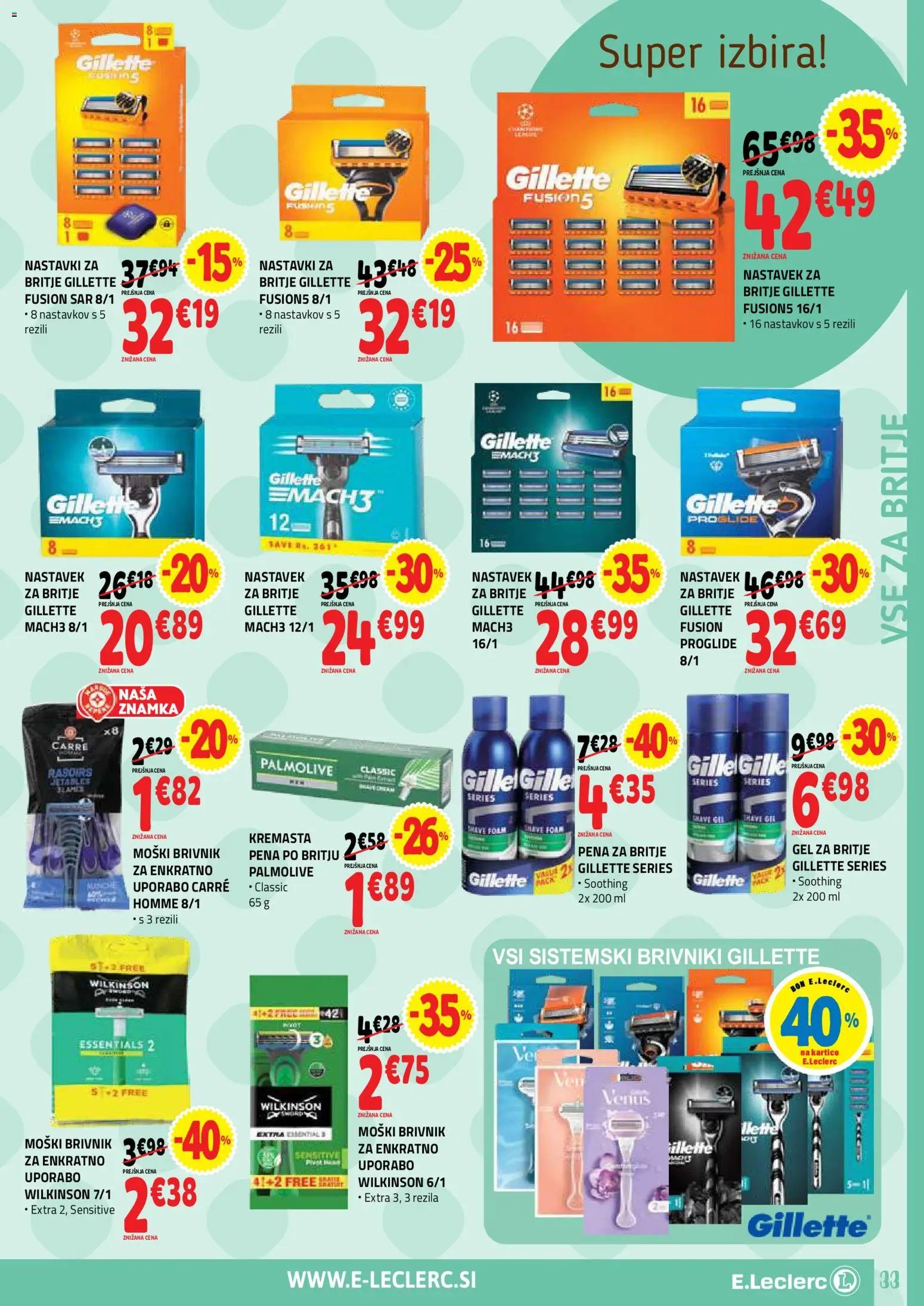 Novi E.leclerc katalog ponudbe – veljaven od 06.05.2026 | Stran: 33