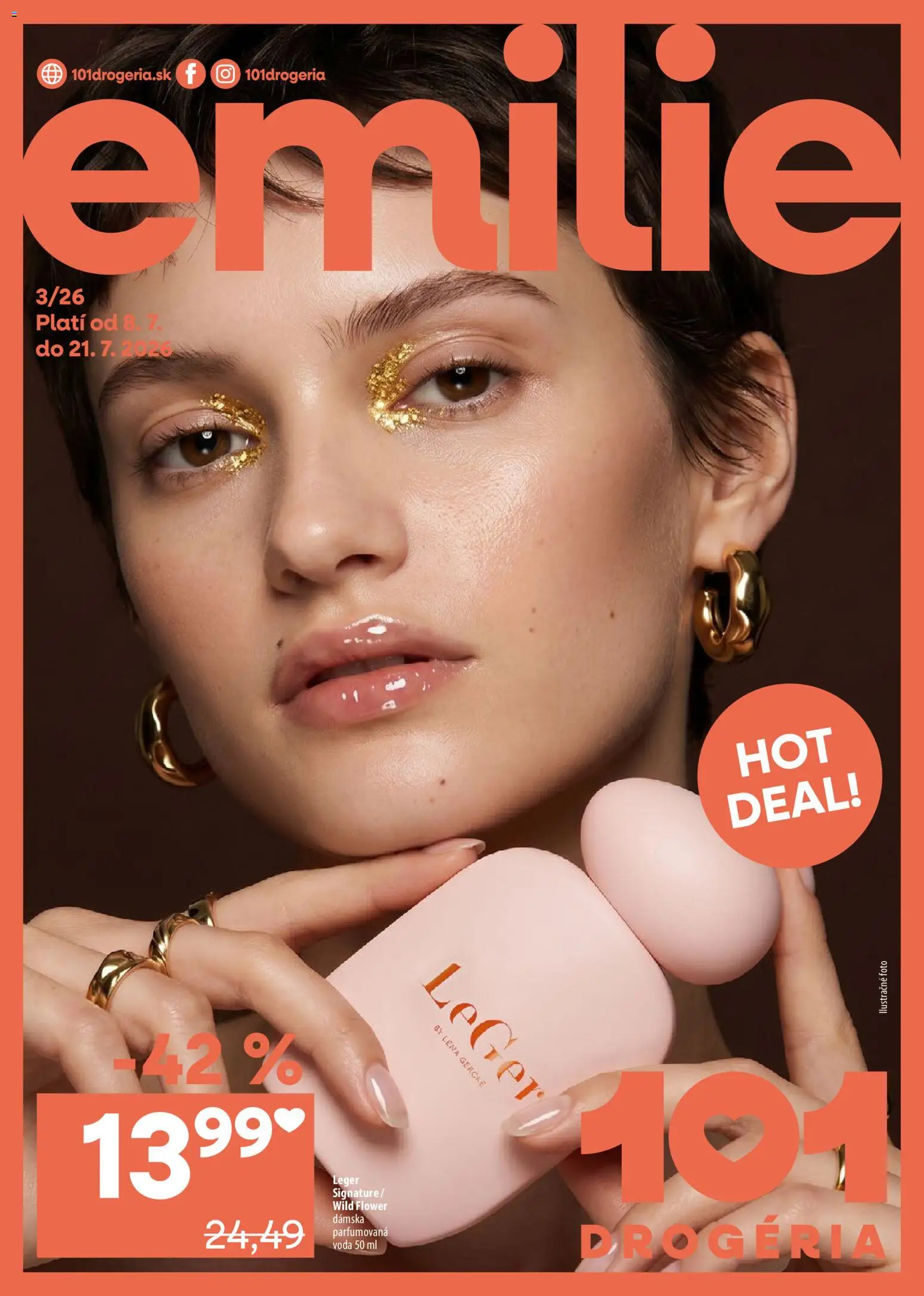 Nové 101 drogerie akcie – leták je platný od 08.07.2026 | Strana: 10 | Produkty: Voda