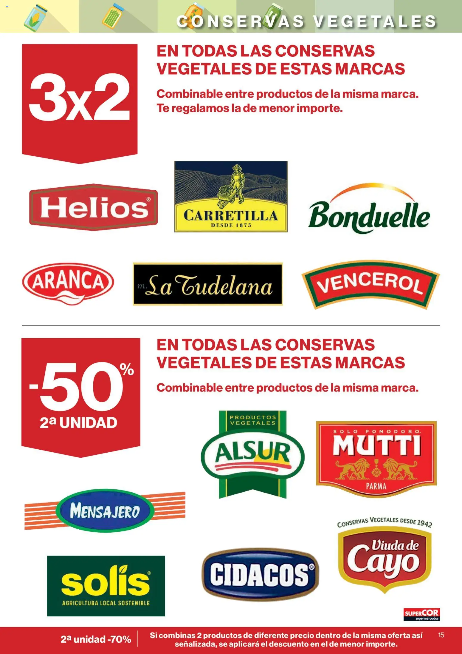 Supercor folleto │ válido desde el 26/08/2026 | Página: 15 | Productos: Conservas, Té