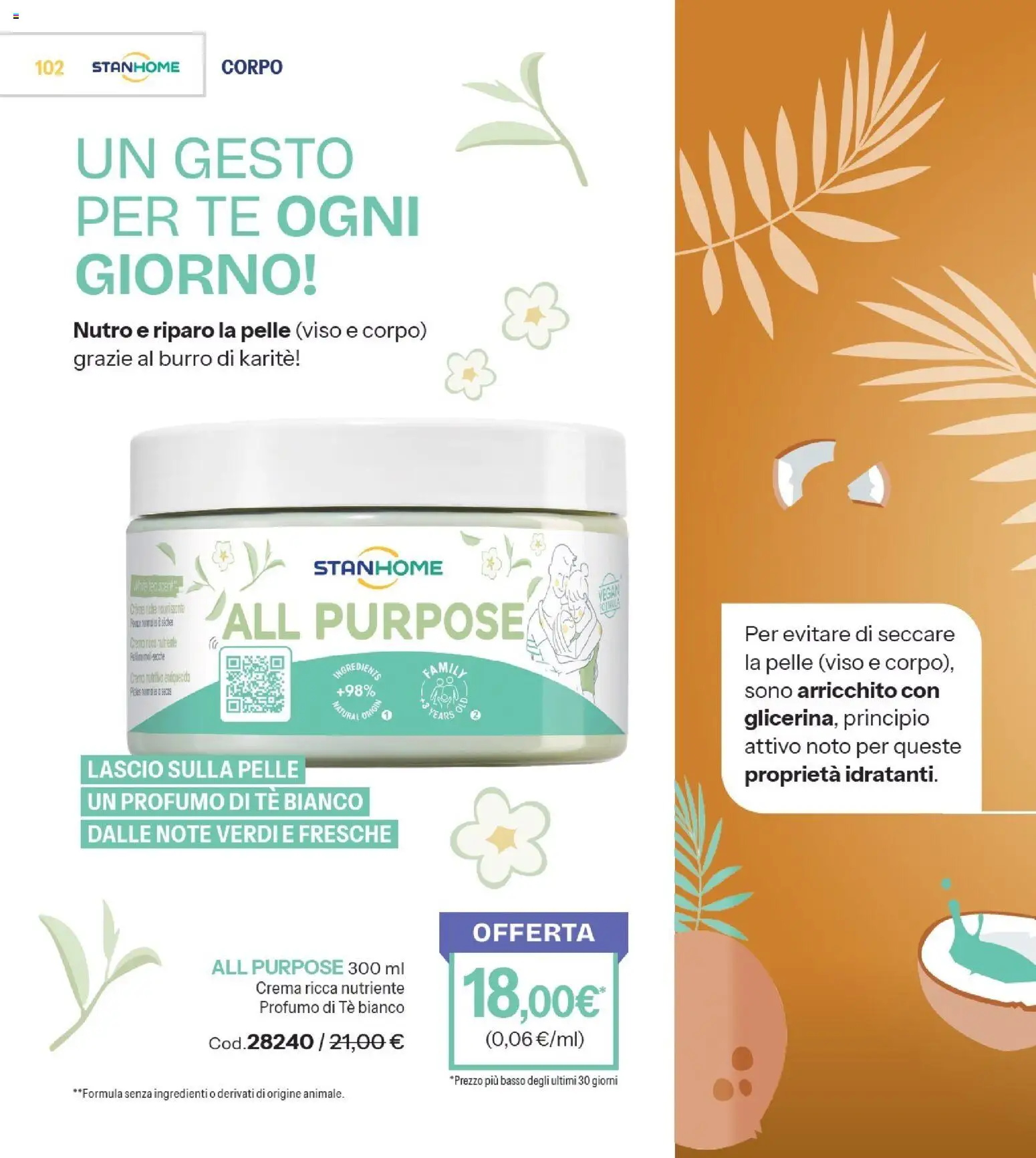 Volantino Stanhome del 23/06/2026 | Pagina: 103 | Prodotti: Crema, Tè, Burro, Profumo