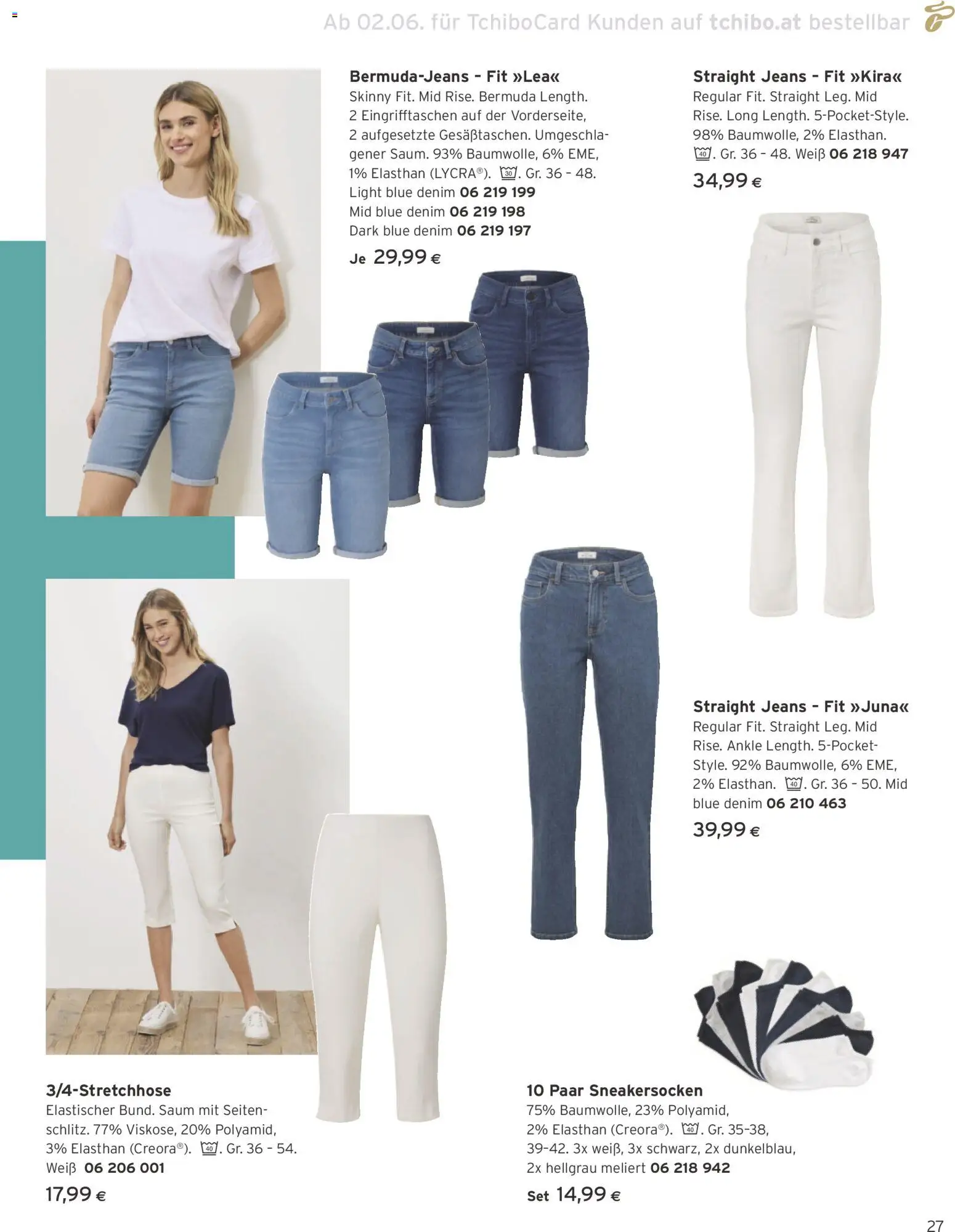 Tchibo Eduscho - Katalog Juni 2026 gültig ab 01.06.2026 | Seite: 27 | Produkte: Jeans