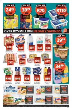 Checkers specials catalogue – valid from 11.05.2026 | Page: 5 | Products: Milk, Cheese, Eggs, Fat spread