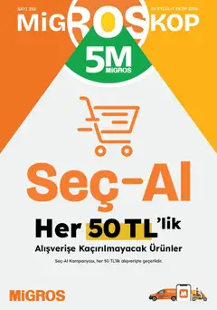 05 Ekim 2026 tarihinden itibaren geçerli olan Migros kataloğu önizlemesi