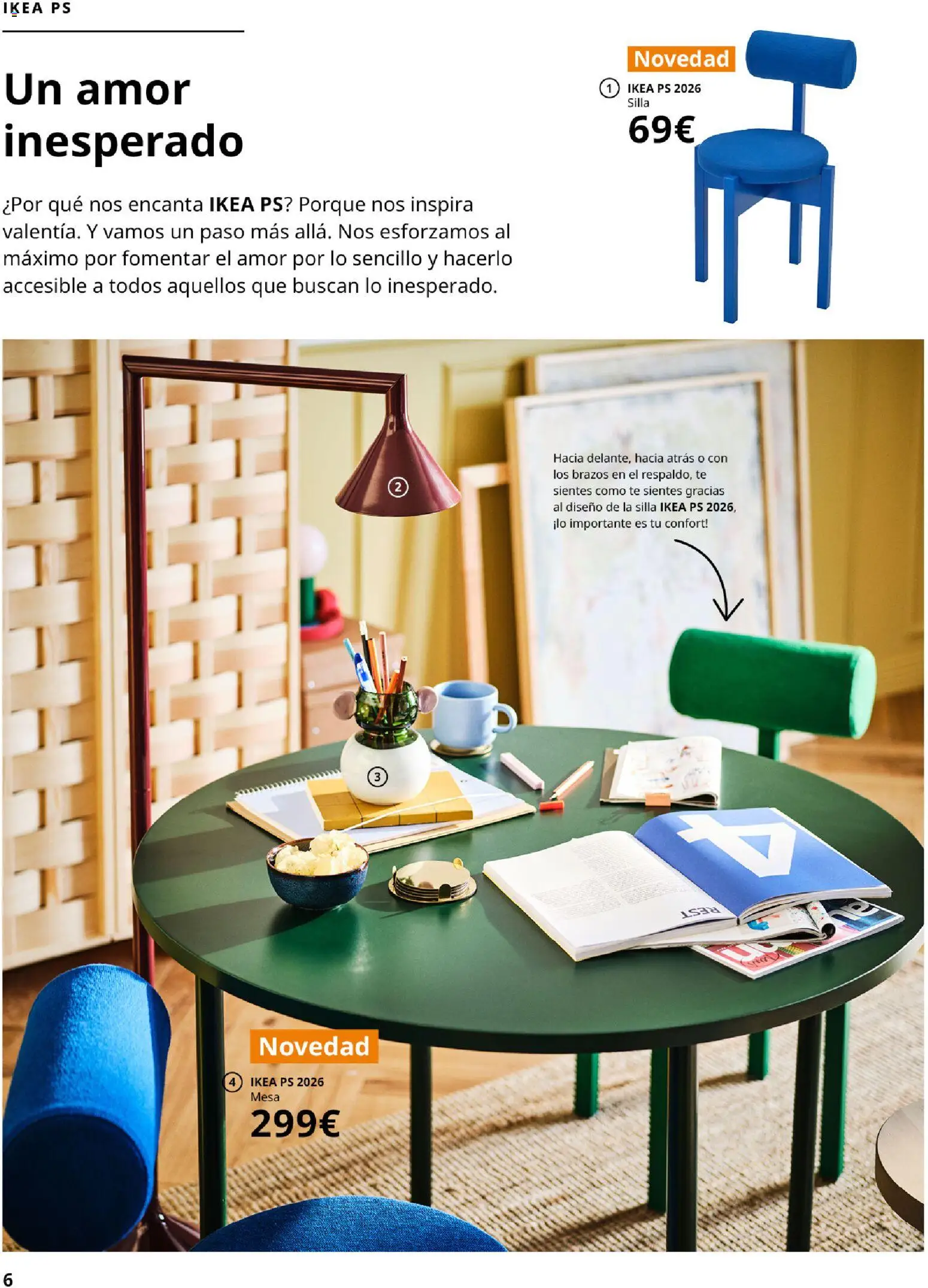 Catálogo IKEA Ps │ válido desde el 01.06.2026 | Página: 6 | Productos: Té, Mesa, Silla