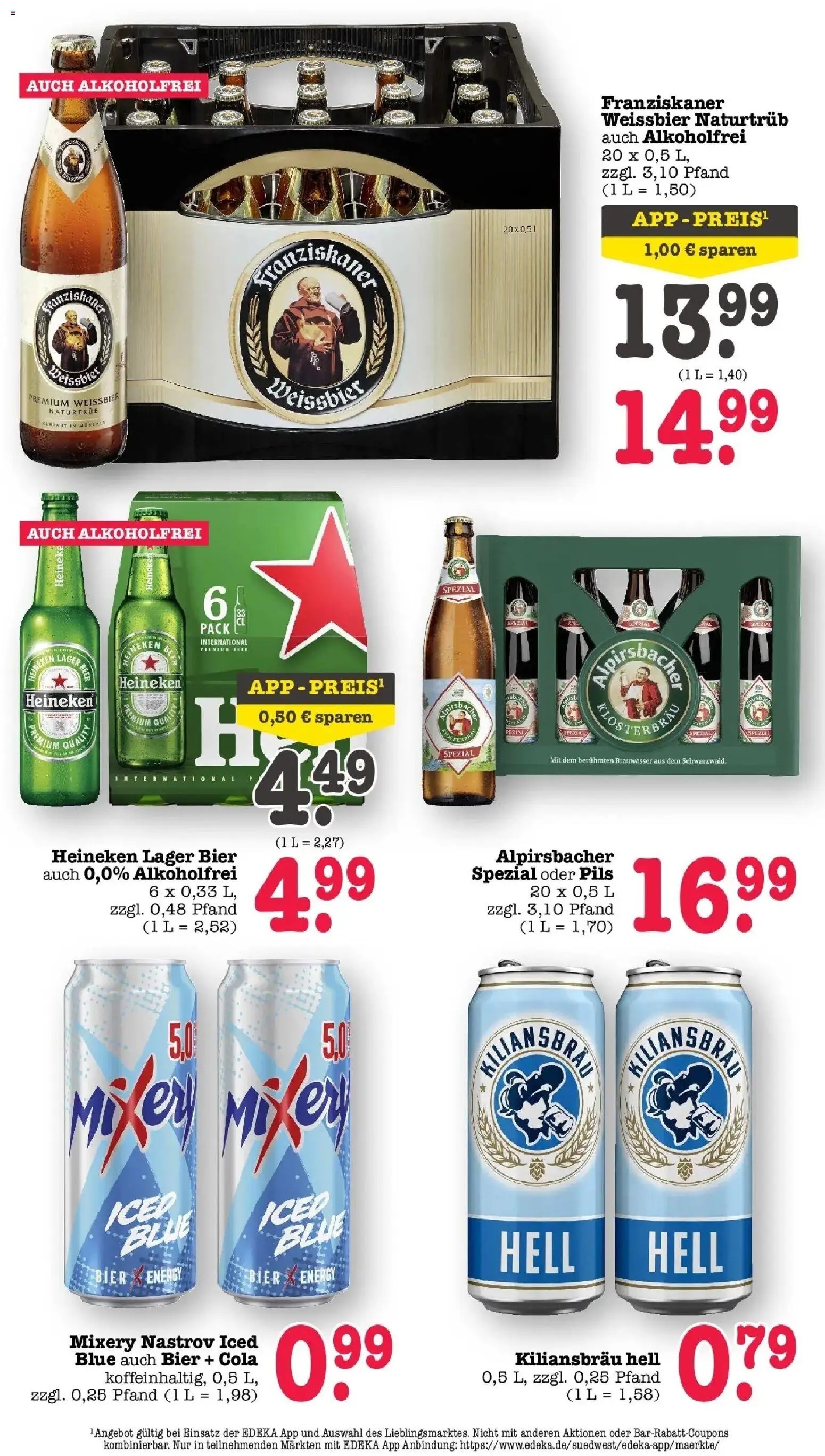 Edeka Prospekt Offenbach (ab 10.08.2026) » Angebote Online | Seite: 46 | Produkte: Cola, Bier, Weißbier, Pils