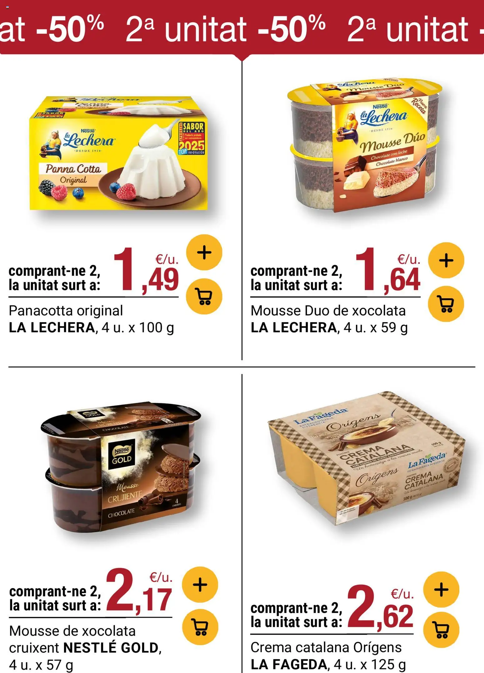 Bonpreu folleto │ válido desde el 29/09/2026 | Página: 26 | Productos: Mousse, Leche, Chocolate blanco, Mouse