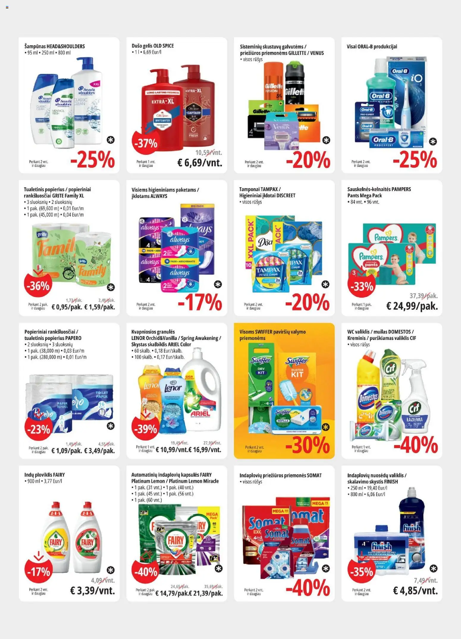 ePromo akcijos nuo 2026.08.26 | Puslapis: 11 | Prekių: Wc, Muilas, Kapsulės, Tualetinis popierius