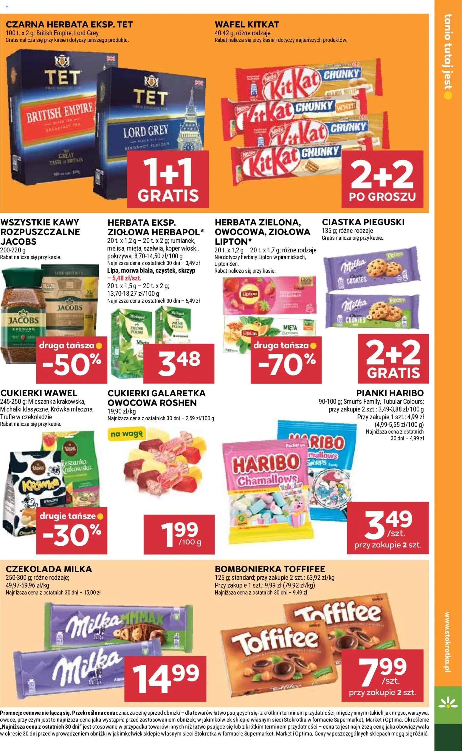 Stokrotka gazetka - Market od 27.08.2026 | Strona: 21 | Produkty: Galaretka, Krowka, Toffifee, Cukierki