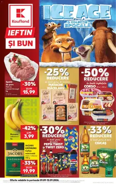 Ofertele Kaufland valabile de la 09.09.2026