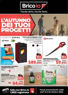 Anteprima del volantino Brico io volantino valido a partire dal 08/10/2026