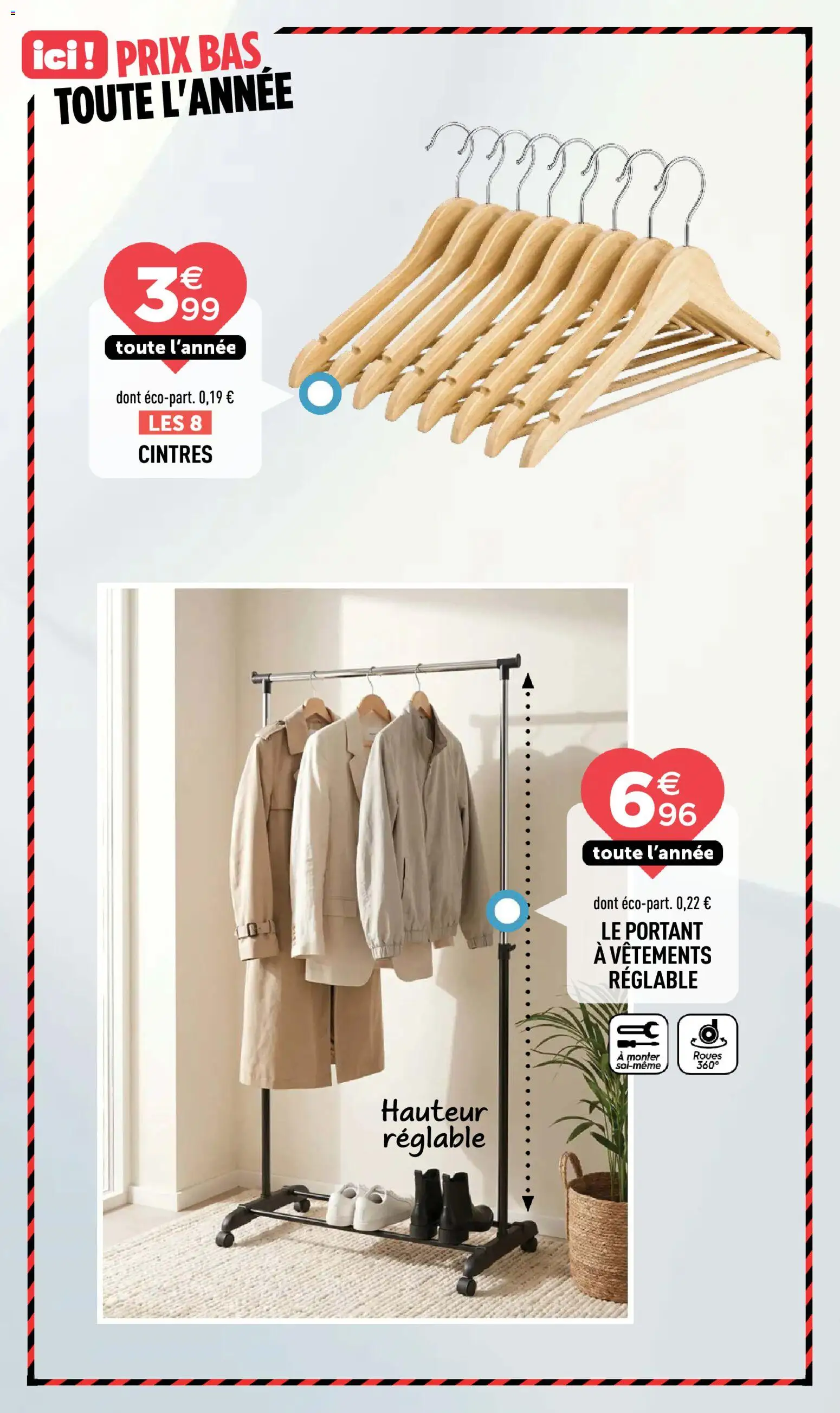 {H1} | Page: 14 | Produits: Cintres, Vêtements, Portant a vêtements