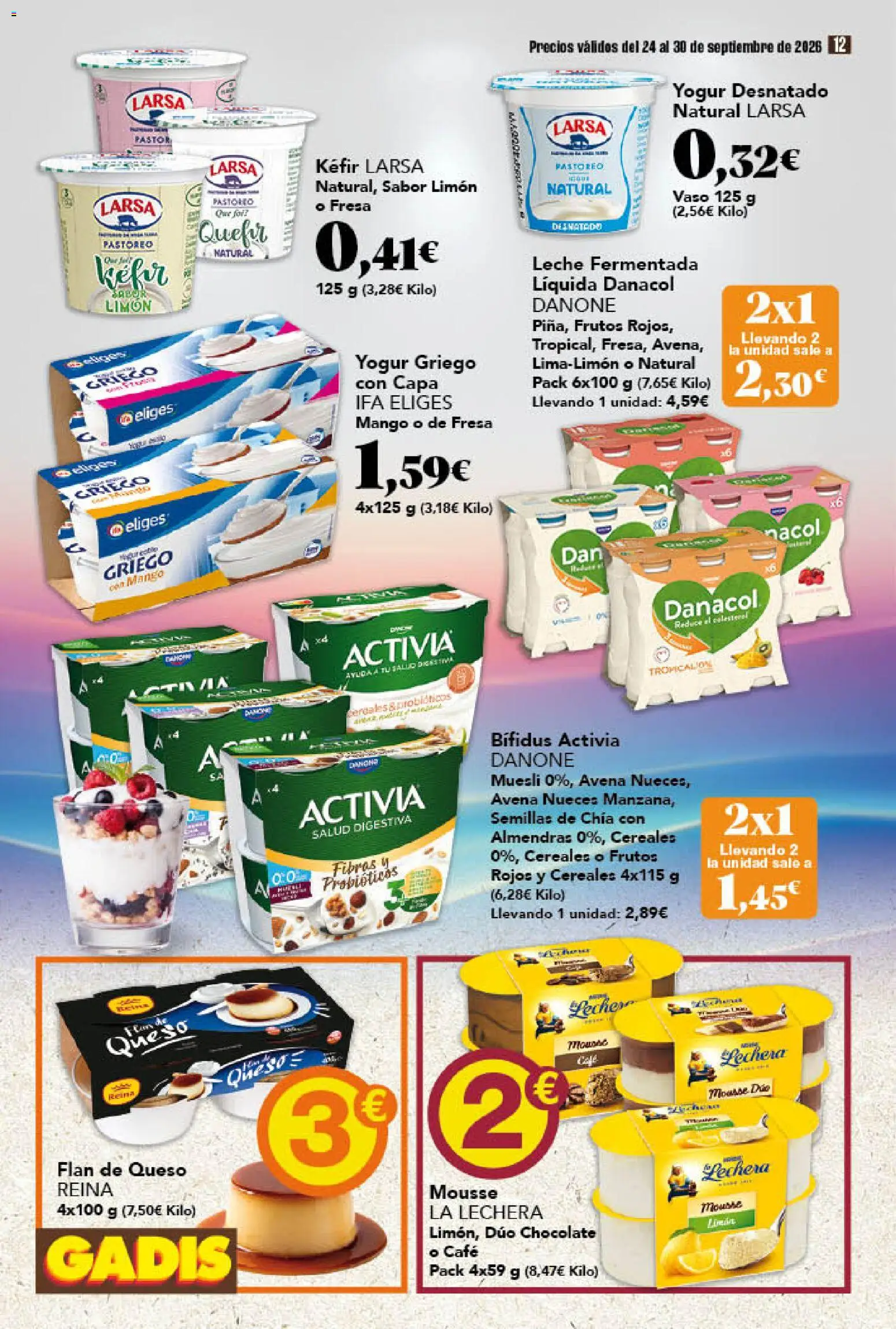 Gadis folleto │ válido desde el 24/09/2026 | Página: 12 | Productos: Nueces, Kéfir, Limón, Probióticos