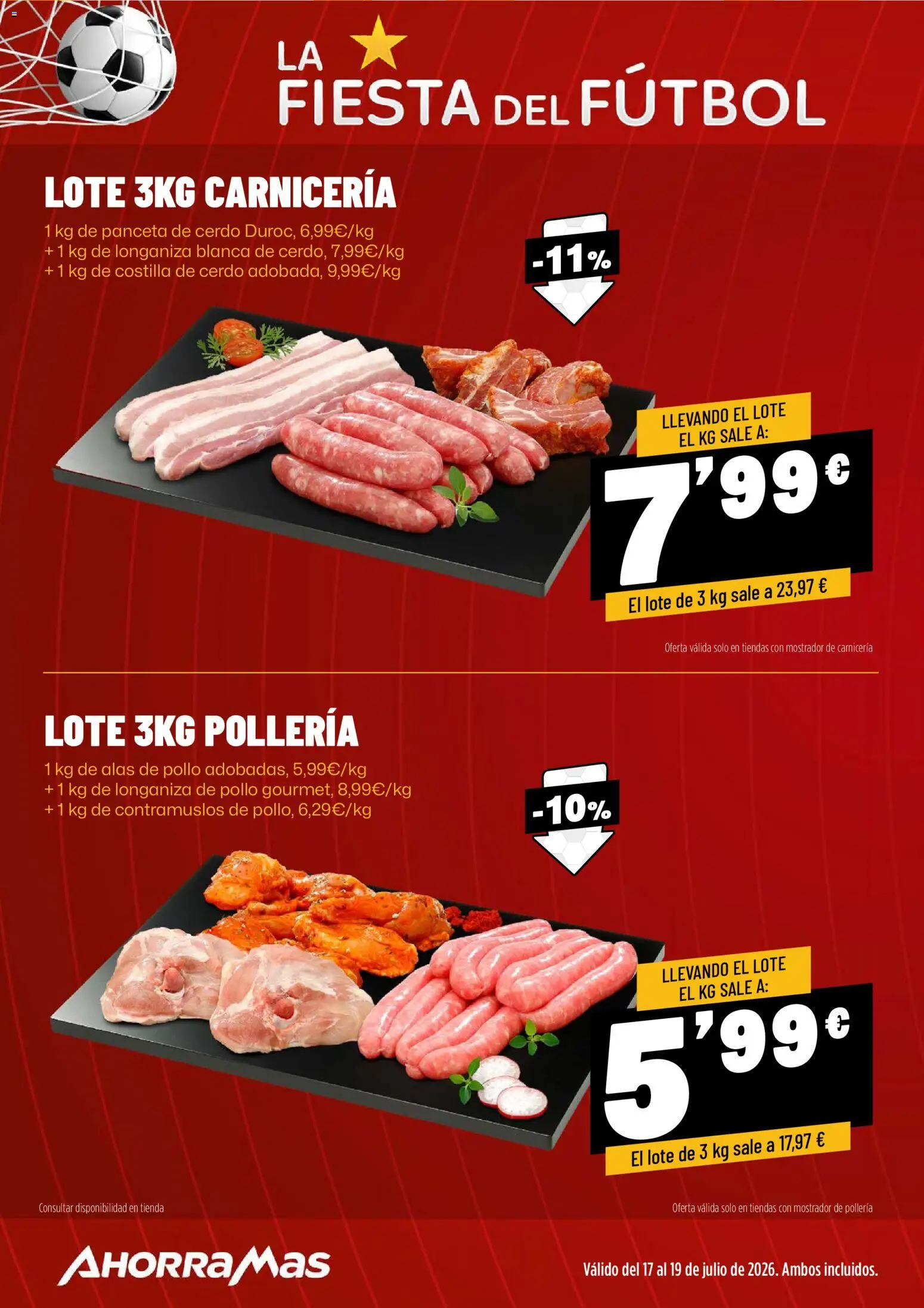 AhorraMas folleto │ válido desde el 16/07/2026 | Página: 8 | Productos: Ηλεκτρικός φούρνος, Cerdo, Longaniza, Costilla de cerdo
